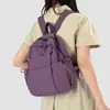 Mochila Leve 2026 Verão Nova Bolsa de Viagem Feminina de Nylon Estilo Preguiçoso Casual Mochila de Viagem Pequena para Mulheres