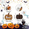 Artesanía Decorativa de Madera para Fiesta de Halloween Transfronteriza Calabaza Fantasma Adornos de Escritorio Decoración de Atmósfera de Halloween