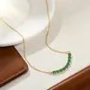 Collar de Cadena de Clavícula de Lujo Ligero Estilo Francés, Multicolor, Sonrisa, Súper Brillante, Totalmente Incrustado con Diamantes, para Mujer, Moderno, Exquisito, Versátil, Gama Alta