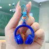 Chaveiro Colorido de Acrílico Doce 3D para Fone de Ouvido Pingente Pequeno Simples Pingente DIY para Corrente de Celular Pingente para Mochila