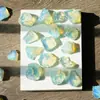 Pedra bruta de opala galvanizada, pedra bruta de cristal, ornamento de cristal, espécime mineral, pedra difusora para aromaterapia, substrato para aquário, pedra decorativa