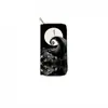 Billetera Larga con Cremallera de Calavera de PU Dropshipping Transfronterizo Cartera de Mano Noche de Terror Navideño con Impresión de Imagen