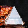 Atacado de fábrica Pirâmide de Cristal Artesanato de Cristal Presente decoração para casa e escritório lembrança atacado personalizado gravado