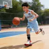 Conjunto de Uniforme de Baloncesto Infantil, Uniformes de Equipo de Baloncesto de Secado Rápido Personalizados para Estudiantes de Primaria, Niños y Niñas
