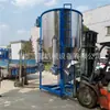 3000kg Conjunto Duplo Alta Potência Aquecimento e Secagem Tambor Misturador de Plástico Aço Inoxidável Misturador Vertical Máquina Misturadora Grande