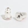 Novo Anti-derramamento de Aço Inoxidável Bala Ear Plug 18K Real Gold Cor Preservando Ear Plug High-grade diy Acessórios Jóias
