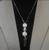 Acessórios Femininos Populares Transfronteiriços, Corrente de Suéter de Alta Qualidade, Luxo Leve, Estilo Sofisticado, Acessório de Colar Longo para Combinação com Roupas
