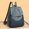 Mochila Transfronteiriça Mais Vendida Mochila Feminina Transfronteiriça Explosões Europeias e Americanas Mochila de Cor Sólida Perceptron de Alta Qualidade Mochila Feminina para Mulheres