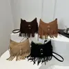 Bolso de Mano Versátil con Borlas Nuevo 2026 para Mujer, Bolso de Hombro Cuadrado de Moda para Verano, Bolso Cruzado de Moda