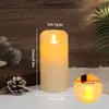 Venta Caliente Transfronteriza Vela de Lágrima Luz KTV Control Remoto Cumpleaños LED Digital Vela Oscilante Boda Vela sin Humo Fragancia
