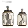 Nuevos Adornos Chinos de Lujo Ligero de Gama Alta Muebles Blandos para el Hogar Sala de Estar Oficina Sala de Té Vitrina Estantería Artículos Decorativos