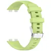 Adecuado para Huawei Bracelet 10 9 8 Correa de Silicona Banda8 Nfc Hebilla Plateada Correa de Silicona Líquida Pulsera Deportiva