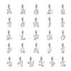 Colgante Original Aiful de 26 Letras Amuleto de Plata de Ley S925 Venta Caliente Transfronteriza Joyería Europea y Americana Accesorios para Pulsera DIY
