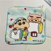 20*20 toalha quadrada pequena de desenho animado para crianças toalha quadrada pequena de algodão pequena nova fofa engraçada animação toalha de bebê atacado