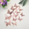 Yw Mercado Produtos Transfronteiriços Recorte 3D Estéreo Borboleta Suprimentos para Decoração de Bolo Sala de Estar Quarto Casa Adesivo de Parede Tipo a