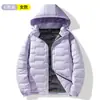 Jaqueta de Casal para Exterior, Quente e Resistente ao Frio, Capuz Removível, Jaqueta de Penas de Grafeno para Casal, Casaco Casual com Capuz, 80% Penas de Pato