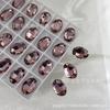 Nuevo taladro de uñas ovalado K9 de alta gama flash estallido multicorte forma denier fondo puntiagudo cristal diamante grande joyería de uñas al por mayor