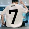 Tops casuales de fondo casual para hombre en primavera, verano y otoño, cómoda ropa interior deportiva de manga corta, camiseta de algodón puro con cuello redondo