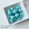 [Chica lila] Lindas cuentas redondas de acrílico con cuentas inferiores, cuentas pintadas a mano, pulsera de material hecho a mano para bricolaje