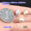 Abalorio separador con forma de caparazón de tortuga que trae fortuna de plata pura s999, abalorio cilíndrico, adorno de cristal, pulsera tejida, collar, accesorios hechos a mano para DIY