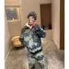 Vanke Jeans para Hombre Transfronterizos Mosaico Cuadros Estilo Callejero Modernos Jeans Codificados para Hombre