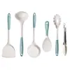 Un Juego Completo de Utensilios de Cocina para el Hogar, Espátula y Cuchara de Silicona, Sartén Antiadherente, Juego Especial de Espátula y Cuchara para Cocinar Bebés, Entrega al por Mayor