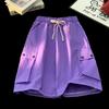 Shorts de Herramientas Retro Estilo Hong Kong con Bolsillo Grande para Hombre Ropa Dopamina Secado Rápido Pantalones Deportivos Verano Pantalones Delgados