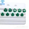 Gema en Forma de Corazón Esmeralda Corazón Verde Nano Piedra Suelta Accesorios Resistencia a Altas Temperaturas y No Decolorable Ventas Directas de Fábrica