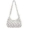 Otoño 2025 Nueva Moda Bolso de Hombro Versátil Patrón de Moda Bolso de Axila Versión Coreana Bolso Cruzado Lindo de Nicho