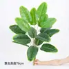 Planta Verde Simulada de Tallo Único Planta Falsa Partición Uso en Paisajismo Madera de Brasil Palma Viajera Hoja de Plátano Decoración de Jardín Interior y Exterior