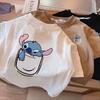 Camiseta de Algodón de Verano 2025 de Manga Corta para Niños Ropa Infantil Bebé Verano Niños Pequeños y Medianos Delgada Top Básico de Moda para Niños