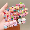 Pulseira Kuromi Infantil Sanrio Meninas Doce Fofa Desenho Animado Feita à Mão Corda de Mão Pequeno Presente Acessórios Delicados