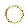 Popular Cadena de Oro Pulsera Hip-Hop Sombrero Negro de Pescador Gafas con Montura de Espejo Anillo de Dólar Conjunto de Vestido de Graduación