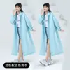 Impermeable de una pieza desechable de EVA engrosado de moda con estampado completo para adultos, al por mayor para senderismo, viajes, impermeable para exteriores para mujeres