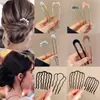 Pasador de Pelo en Forma de U con Perlas para Mujer, Pinza para Moño, Herramienta de Peinado, Pasador Fijo, Nuevo Estilo Chino, Accesorio de Cabello de Alta Gama
