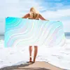 Toallas de Playa Populares Transfronterizas Soportan Pedido Mínimo de Una Pieza Toallas de Playa Absorbentes de Microfibra Venta Directa de Fábrica