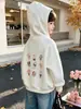 Chaqueta de punto con capucha para niña 2026 Otoño Nueva Moda Coreana Chaqueta Celebridad de Internet Ropa Infantil Abrigo Tendencia