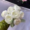 Ramo de comercio exterior 7 cabezas peonía peonía flor flor falsa boda flor de seda flor de pared de ventana decoración para el hogar sala de estar flor de Amazon