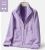 Jaqueta de Lã Dupla Face Estilo Casal para Uso Externo Feminina, Moletom Espesso de Lã Polar, Cardigan Quente para Outono e Inverno, Jaqueta com Gola Alta para Homens