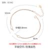 Pulsera de plata de ley 925 para mujer, estilo japonés y coreano, soporte vacío para abalorios redondos DIY, soporte para pulsera con incrustación de ámbar de cera de abeja
