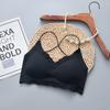 Ropa interior de seda de hielo sin costuras Top de tubo para niña Sujetador cómodo sin aros de acero Chaleco delgado Sexy para usar debajo Envoltura de espalda hermosa
