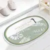 Alfombra Antideslizante para Baño, Felpudo de Entrada, Alfombrilla Absorbente para Puerta de Baño, Alfombra para Dormitorio del Hogar, Felpudo Antideslizante para Baño