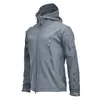 Jaqueta Soft Shell de Pele de Tubarão para Homens, Quente para Primavera, Outono e Inverno, Pesca, Esqui e Ciclismo, Jaqueta de Montanhismo com Forro de Fleece