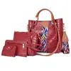 Bolsa para Mujer 2025 Nuevo Estilo Coreano Juego de Cuatro Piezas de Bolsas Madre-Hija, Bolso de Mano de Gran Capacidad, Bolso de Hombro, Bolso Cruzado, Venta al por Mayor desde Fabricante
