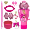 Botella de Agua Térmica Stanley Tapón Antipolvo Taza con Popote Tapa de Taza Correa de Mano Cordón para Botella de Agua Múltiples Estilos Versátiles Set
