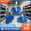 Fabricante de origem 30#m6 triângulo branco azul cinza PP nylon plástico cabo rosca de parafuso de plástico