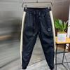 Pantalones de Verano Nuevos para Hombre de Secado Rápido, Pantalones Deportivos Versátiles de Lujo Ligero, Pantalones Casuales Retro Bordados Ajustados para Pies Pequeños