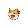 Broche de Gato Naranja de Dibujos Animados, Insignia Divertida con Temática de Gatos, Pin de Accesorio Personalizado para Estudiantes, Pequeño Regalo