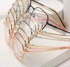 Montura de gafas de aleación moderna, tallada, con combinación, ultraligera, moderna, juvenil, informal, económica, para correr, duradera, de níquel alto 72560