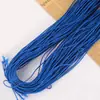 Banda elástica redonda de 0.8-2.0 mm, cordón elástico de látex colorido para joyería, manualidades hechas a mano y pulseras